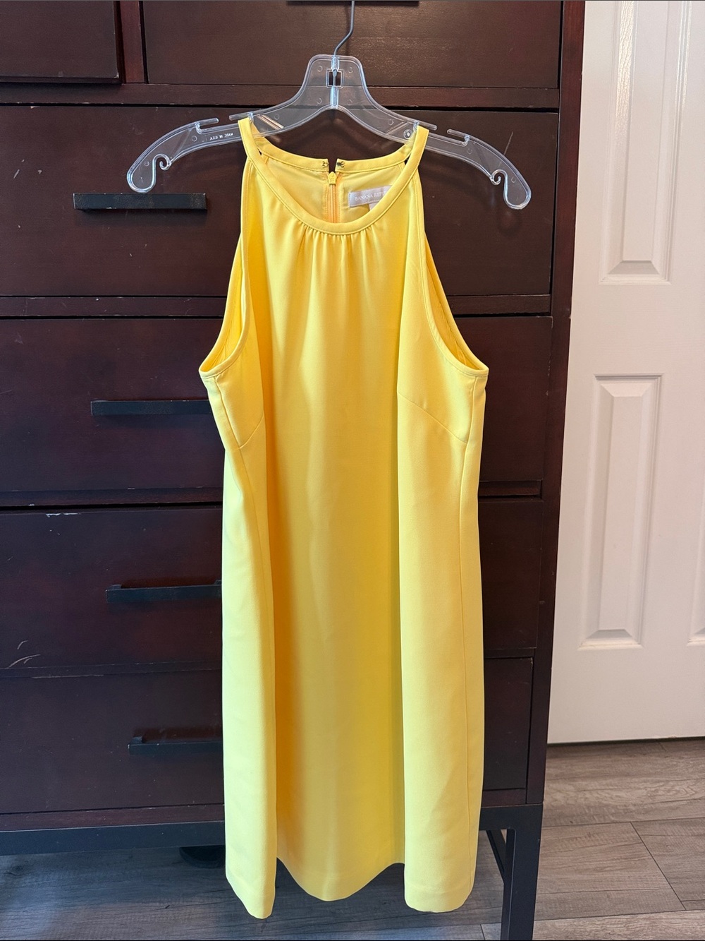 Banana Republic Sunny Yellow Halter Dress